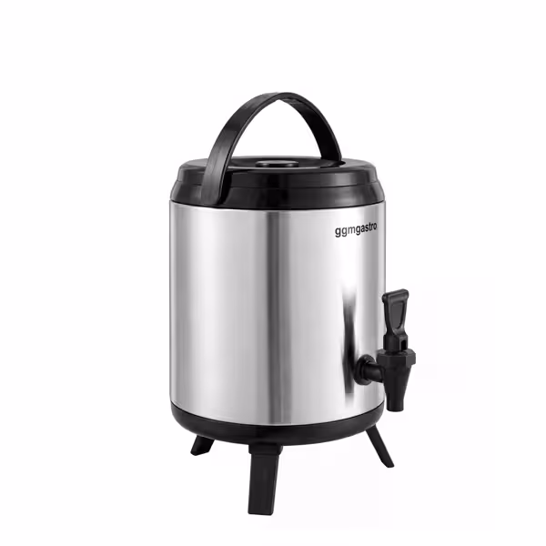 Dispensador de bebidas - Isotérmico - Aço inoxidável - 10L