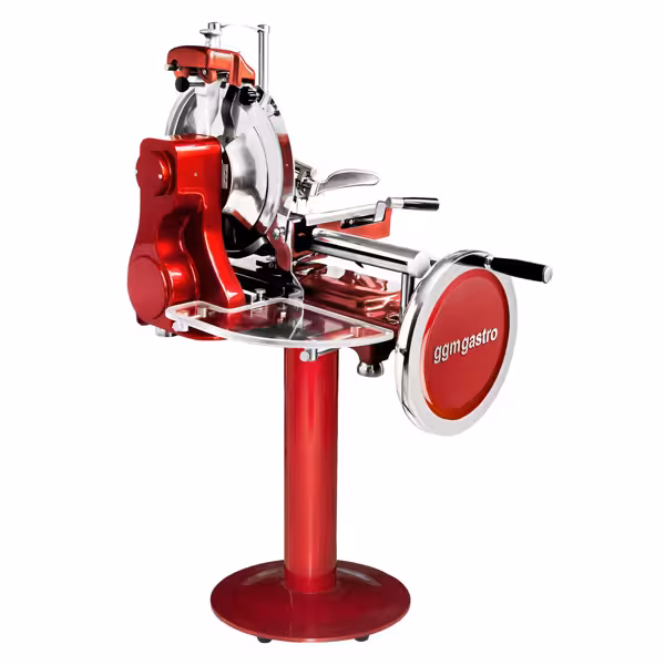 Volano handsnijmachine - Mes Ø300mm - rood - incl. onderstel
