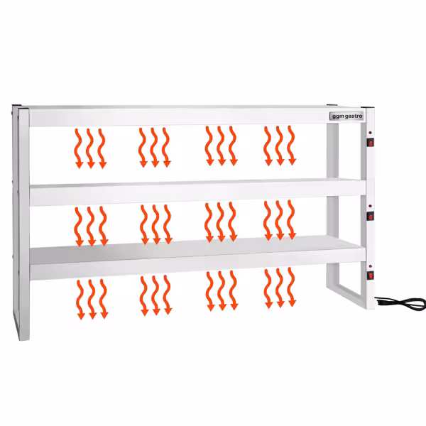 Mostek grzewczy na podczerwień - 1800x300mm - 2,70kW - 3 podgrzewane poziomy