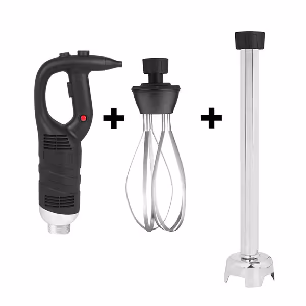 Blender ręczny włącznie ramieniem miksującym 500mm & trzepaczką - 450 W - 1 prędkość