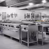 Ipari gáztűzhely - 600-as - összteljesítmény: 8,5 kW - 1 égős (nyílt égő) - nyitott tárolórésszel - főzősorba illeszthető - összetétel: nyitott tárolórésszel, zsírfogó fiókkal - 500x600x850 mm