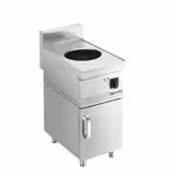 Induktionswok - 3,5 kW - inkl. Unterbau mit 1 Tür