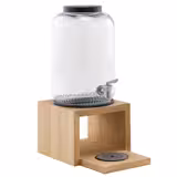 Dryckesdispenser - VALO - 2-delars set - glasbehållare med kran - 7 liter - inkl. stativ