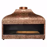 Enclosed Copper Charcoal Grill - 1500mm