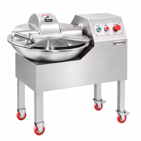 Horizontaler Cutter - 20 Liter - 1,5 kW - 230 Volt - 1440 U/min - 3 Messer