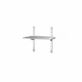 Mensola a parete in acciaio inox PREMIUM - 1000x400mm - con 2 ripiani