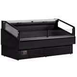 Îlot réfrigéré - 1955x1063mm - 255 L - Vitré - Libre-service - Noir