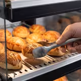 Commercial Heated Display Cabinet – 600 mm – 980 W – with 2 Shelves – Black