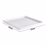 (6 uds) Bandeja GN GN 1/2 - Melamina - ASIA PLUS - 325x265mm - Altura: 30mm - Blanco - apilable - apta para lavavajillas