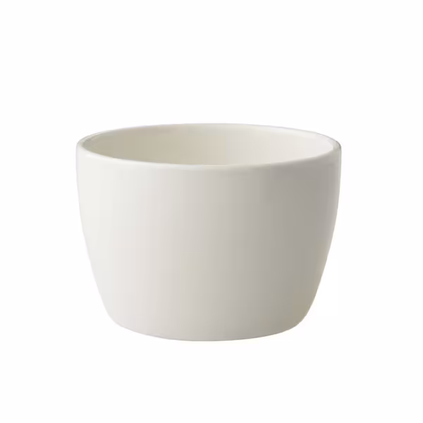 (6 stuks) Kom - Lux - Porselein - 300ml - rond - Ø95mm - stapelbaar - Elfenbeinwit
