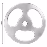 Cutting Plate - Sausage filler - #12 - 3 holes - compatible with FWH85, FWFC550
