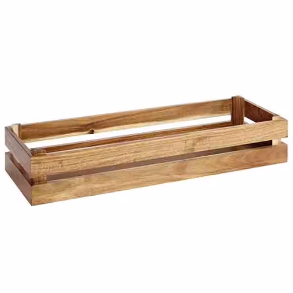 Wooden Box - SUPERBOX - Wood - Brown - Height: 105mm