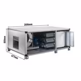 Exhaust Air Purification System with Motor - 3500m³/h - with Pre‑Filter, Bag Filter & Activated Carbon Filter - incl. Protective Panel