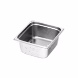 (6 pieces) - Stainless steel GN container 2/3 - perforated - height 150 mm