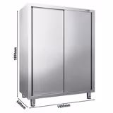 Geschirrschrank PREMIUM - 1400x600mm - 2 Schiebetüren - Höhe: 1800mm