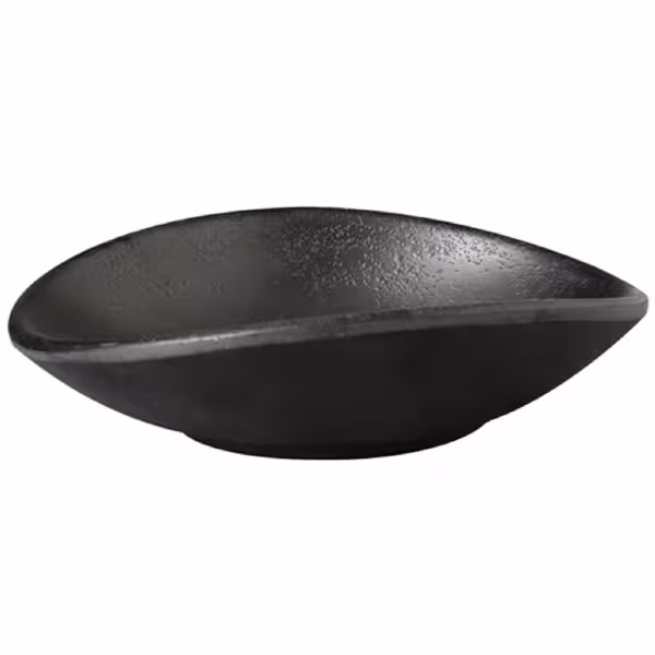 (6 Stück) Dipschälchen - ZEN - Melamin - 40ml- 110x100mm - Schwarz