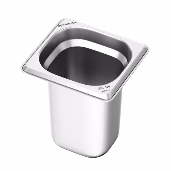 Paslanmaz Çelik Gastronorm Küvet GN 1/6 - Yükseklik:200mm