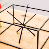 ASIA PLUS Buffet Riser Stand – GN 1/1 & GN 2/4 - H 200 mm - 205×165 mm - 18/8 Stainless Steel - Modern Design