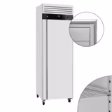 Kühlschrank Edelstahl ECO - 600 Liter - mit 1 Tür - Innenseite der Tür aus Kunststoff