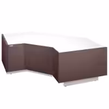 D’angle Meuble de comptoir RIGA - 1750mm - angle intérieur 90°