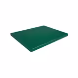 Antislip snijplank - 250x400mm - Dikte: 20mm - HACCP-conform - Polyethyleen - Groen - Antislipvoetjes