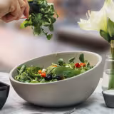 (6 Stück) Schale - ELEMENT LOOK - Melamin - 0,7 Liter - Ø 215mm - Grau