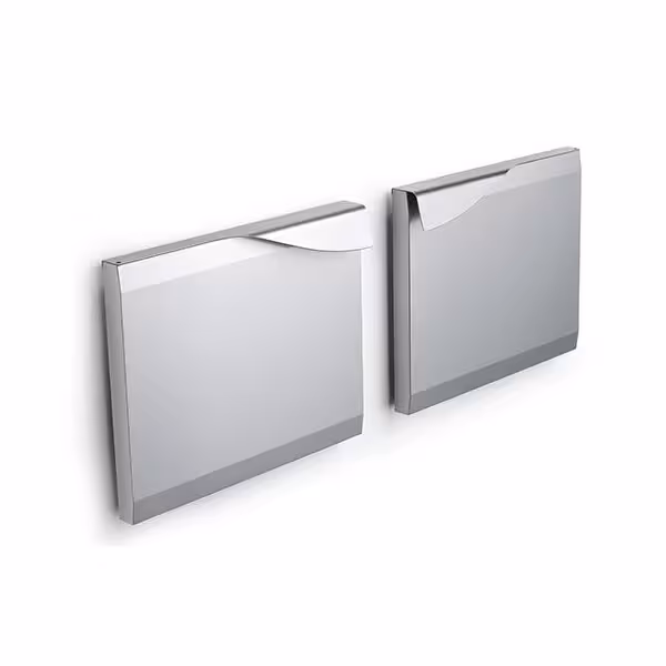 2x Porte de soubassement – charnières à droite - 0,6m