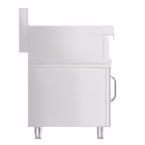 Módulo neutro de bancada com gaveta Mario 600 - 400x600x1000mm - Aço inoxidável AISI 304 - GN 1/3, GN 1/2 - 1 porta - com saliência posterior & cantos arredondados