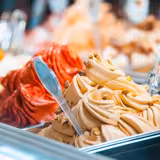 Vetrina Gelato   THEO - 1736 mm - a convezione - per 18 contenitori da 5 litri - nero