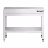 Edelstahl Unterbautisch 600x600mm - mit Grundboden