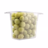 (6 pcs) Polycarbonate Container GN 1/9 - Clear - 0.85L - Depth: 100mm