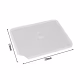 Polycarbonate GN Lid GN 1/3 - with ladle recess - clear - 325x176x7mm - Height: 7mm