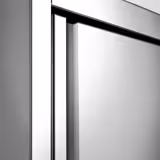 Narożna szafka ścienna ze stali nierdzewnej – 700 x 700 mm – z drzwiami skrzydłowymi – wysokość: 800 mm