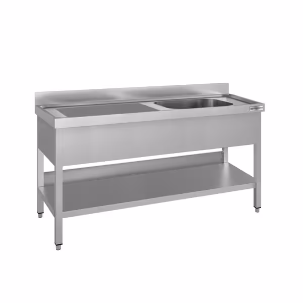 Мивка ECO - 1600x700mm - с основа и 1 купа вдясно
