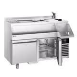 Cocktail voorbereidingstafel - 1200mm - 150L - 1 deur, 1 lades & 230V stopcontact