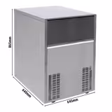 Commercial Ice Machine - Cylindrical Ice - 62kg/24h - with Storage Bin