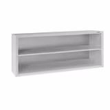 Pensile a giorno in acciaio inox ECO - 1600x400mm - a giorno (senza ante) - 650mm di altezza