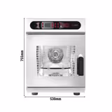 Elettrico - Forno combinato a vapore - Digitale - 6x GN 2/3 - slim - incl. Sistema di lavaggio - incl. Sonda al cuore