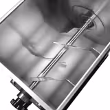Vleesmenger 22 - 28l - 25kg vlees - 1,1kW - voor- & achteruit - RVS - incl. vleesmolen - 450-480kg/u - manueel