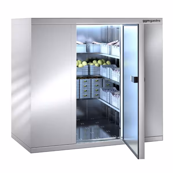 Chambre froide en inox - 2100 x 2100 mm - 6,9 m³