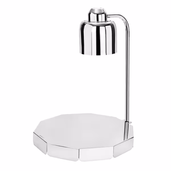 Buffet-Wärmelampe Infrarot - 250 Watt - Rund - Silber