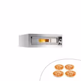 Electric Deck Pizza Oven - Single Deck - Refractory Stone Deck - 4 - Ø 33cm (13") - Mechanical Controls - up to 400°C