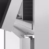 Bäckerei-Tiefkühlschrank Edelstahl PREMIUM - EN 600x800 - 600 Liter - 1 Tür, Schienen & Tragroste