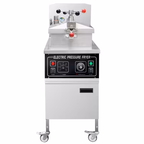Elektrikli yüksek basınçlı fritöz - 24 litre - 13,5 kW - Manuel