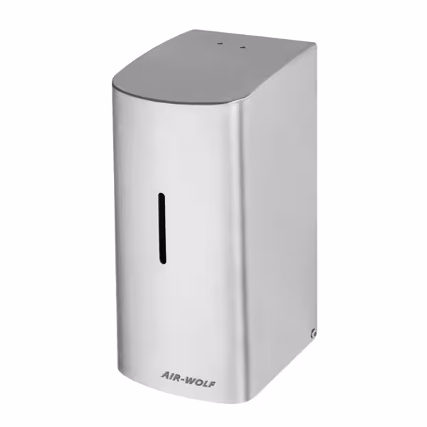AIR-WOLF | Saippua- ja desinfiointiaine annostelija anturilla - 500ml - ruostumatonta terästä