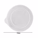 (288 pcs) Reusable Lid - 115x104mm - Clear