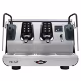 WEGA | Nova – Machine à expresso à porte-filtre – 2 groupes – 3,95 kW – avec 2 buses vapeur et eau chaude – commande tactile – Noire