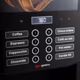 Warme dranken machine met 3 poedercontainers - 2,5 kW - Digitaal - Zwart