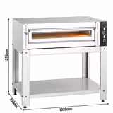 Four à pizza électrique – 6 x 30 cm (large) – Manuel – incl. support inférieur