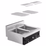 Cuiseur à pâtes électrique avec robinet – 2 × 26 L – 12 kW